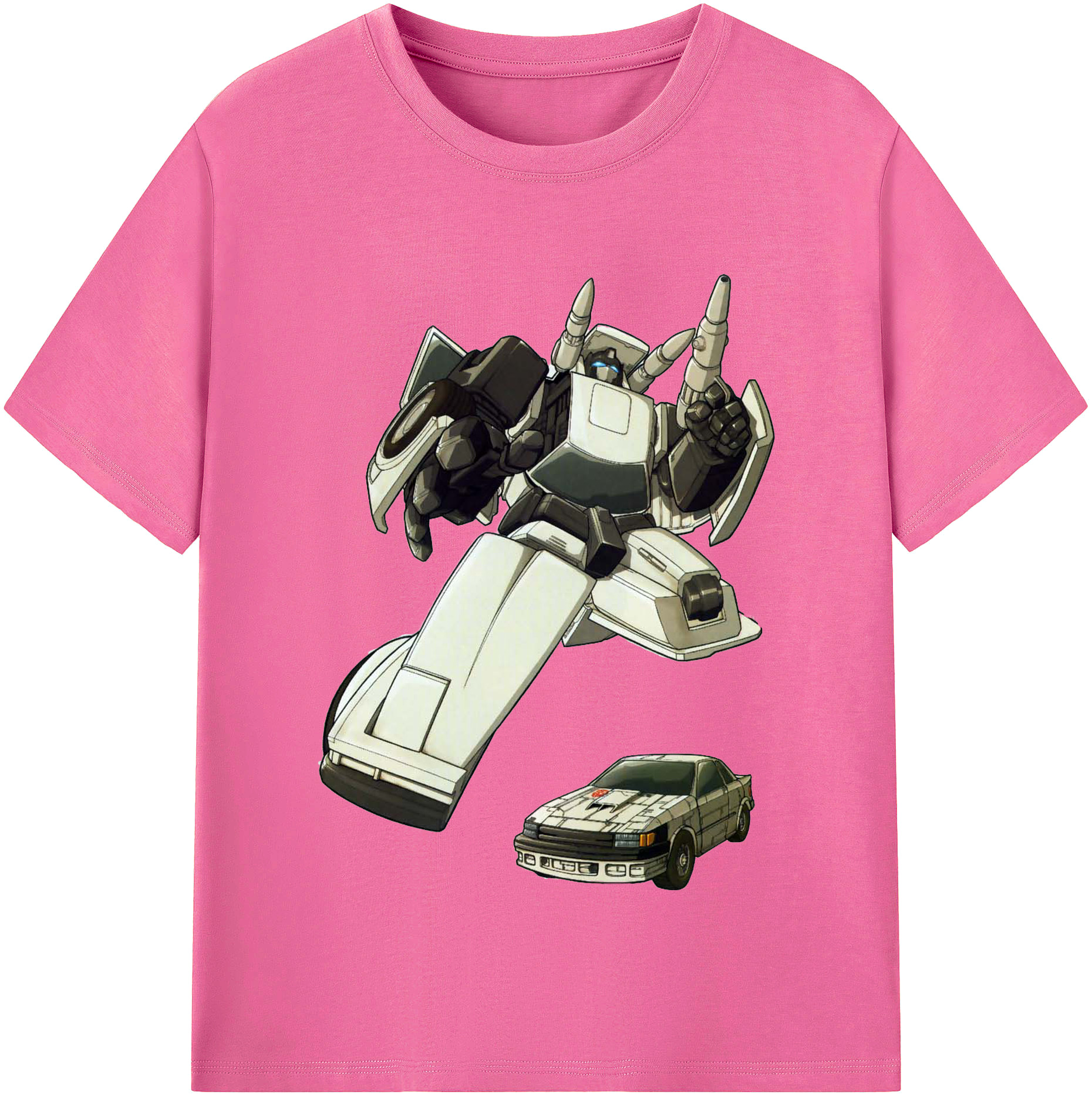 （画像用）  レディースカジュアルプリントTシャツ（綿100％）